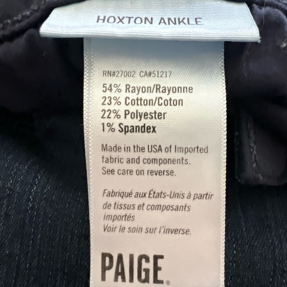 Paige Jeans - Hoxton Ankle Skinny Jean - Picture 3 of 5